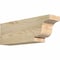 Ekena Millwork Newport Rough Sawn Rafter Tail, Douglas Fir, 4"W x 6"H x 18"L RFT04X06X18NEW00RDF - alternate 1